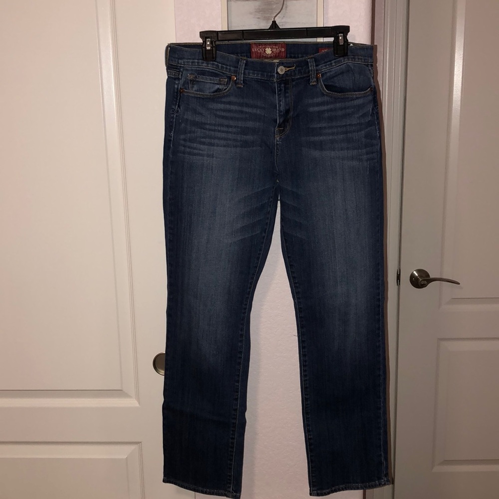 Lucky Brand- Sophia Straight Medium Wash Jeans